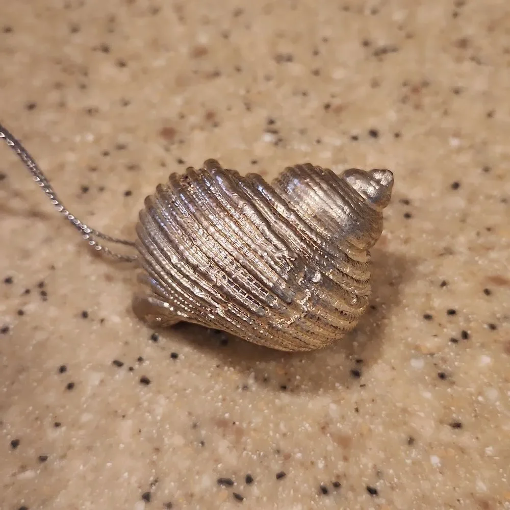 Silver Shell Christmas Ornament Prosperity Tree Farms New